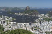 View of Botafogo Bay with the Sugarloaf from the Mirante Dona Marta  - Rio de Janeiro city - Rio de Janeiro state (RJ) - Brazil