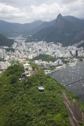 Cable car making the crossing between the Urca Mountain and Sugarloaf - Rio de Janeiro city - Rio de Janeiro state (RJ) - Brazil