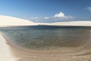 Lagoon - Lencois Maranhenses National Park  - Santo Amaro do Maranhao city - Maranhao state (MA) - Brazil