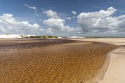 View of Alegre River and dunes - Lencois Maranhenses National Park  - Santo Amaro do Maranhao city - Maranhao state (MA) - Brazil