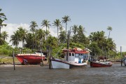 Fishing boats on the Preguiças River - Barreirinhas city - Maranhao state (MA) - Brazil