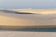 Lagoon and dunes - Lencois Maranhenses National Park  - Barreirinhas city - Maranhao state (MA) - Brazil