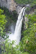 View of the Salto Waterfall (80m) - Rio Preto jumps - Chapada dos Veadeiros National Park  - Alto Paraiso de Goias city - Goias state (GO) - Brazil