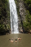 Tourists - Segredo Waterfall - near to Chapada dos Veadeiros National Park  - Alto Paraiso de Goias city - Goias state (GO) - Brazil