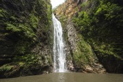 Segredo Waterfall - near to Chapada dos Veadeiros National Park  - Alto Paraiso de Goias city - Goias state (GO) - Brazil