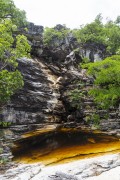 Abismo Waterfall (Abyss Waterfall) - Chapada dos Veadeiros National Park  - Alto Paraiso de Goias city - Goias state (GO) - Brazil