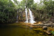 Cristais Waterfall - near to Chapada dos Veadeiros National Park  - Alto Paraiso de Goias city - Goias state (GO) - Brazil