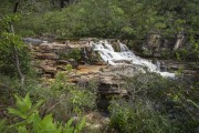 View of Almecegas II Waterfall - near to Chapada dos Veadeiros National Park  - Alto Paraiso de Goias city - Goias state (GO) - Brazil