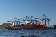 Ship in the Port of Paranagua - Paranagua city - Parana state (PR) - Brazil