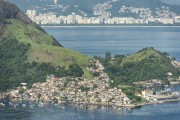 View of Pau Ferro Slum from Niteroi City Park - Niteroi city - Rio de Janeiro state (RJ) - Brazil