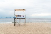 Provisional Military Police post at Copacabana Beach for New Years Eve 2022 - Rio de Janeiro city - Rio de Janeiro state (RJ) - Brazil
