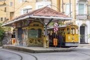 Santa Teresa Tram at Largo do Curvelo  - Rio de Janeiro city - Rio de Janeiro state (RJ) - Brazil