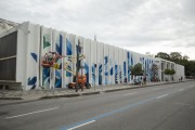 Painting and revitalization of the facade of Parque Estadual Library - Painting of the Rua Walls project, inspired by the centenary of the 1922 Modern Art Week - Rio de Janeiro city - Rio de Janeiro state (RJ) - Brazil