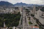Picture taken with drone of the Presidente Vargas Avenue  - Rio de Janeiro city - Rio de Janeiro state (RJ) - Brazil