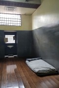 Scenographic reconstruction of the prison space of the cells, created from the intertwining of narrated individual memories - Doors, bars, column and metallic structures are from the time when DEOPS/SP operated here - Sao Paulo city - Sao Paulo state (SP) - Brazil