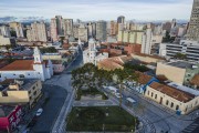 Picture taken with drone of the Garibaldi Square - Curitiba city - Parana state (PR) - Brazil