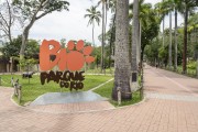 Sign at the entrance of the Biopark of Rio (Old Zoo) - Rio de Janeiro city - Rio de Janeiro state (RJ) - Brazil