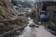 Destruction caused by heavy rains at Chácara Flora - Petropolis city - Rio de Janeiro state (RJ) - Brazil