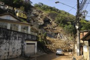 Landslides and flooding caused by heavy rains - Petropolis city - Rio de Janeiro state (RJ) - Brazil