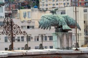 Sculpture by Rodolfo Bernardelli representing the harpy eagle (Harpia harpyja) - Museum of Republic - old Catete Palace (1867) - Rio de Janeiro city - Rio de Janeiro state (RJ) - Brazil