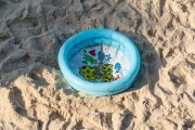 Plastic pool for childrens at Arpoador Beach - Rio de Janeiro city - Rio de Janeiro state (RJ) - Brazil