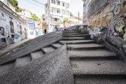 Staircase in Pedra do Sal - also known as Largo Joao da Baiana - Rio de Janeiro city - Rio de Janeiro state (RJ) - Brazil