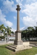 Obelisk of the Valongo Harbour and Empress Harbour - important landing point of slaves in the city, recovered after the excavations Porto Maravilha Project  - Rio de Janeiro city - Rio de Janeiro state (RJ) - Brazil
