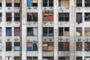 View of windows of the abandoned building on Sacadura Cabral Street - Rio de Janeiro city - Rio de Janeiro state (RJ) - Brazil