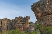 Sandstone formations in Vila Velha State Park - Ponta Grossa city - Parana state (PR) - Brazil