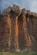 Sandstone formations in Vila Velha State Park - Ponta Grossa city - Parana state (PR) - Brazil