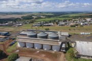 Grain storage silos - Candoi city - Parana state (PR) - Brazil