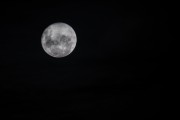 Full moon seen from Atlantida Beach - Xangri-la city - Rio Grande do Sul state (RS) - Brazil