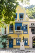 Colorful historic houses in Largo do Boticario (Largo of Apothecary)  - Rio de Janeiro city - Rio de Janeiro state (RJ) - Brazil