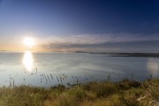 Sunset on the lake formed by the dam of the Sobradinho Hydroelectric Power Plant on the Sao Francisco River - Sobradinho city - Bahia state (BA) - Brazil