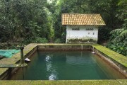 Historic reservoir for water catchment in the Tijuca Forest - Tijuca National Park - Rio de Janeiro city - Rio de Janeiro state (RJ) - Brazil