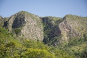 Rock formation on Vale da Lua (Lua Valley) - Chapada dos Veadeiros National Park - Alto Paraiso de Goias city - Goias state (GO) - Brazil