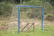 Football goals (goal) in rural area - Chapada dos Veadeiros - Alto Paraiso de Goias city - Goias state (GO) - Brazil