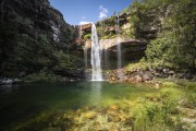 Cordovil Waterfall - Chapada dos Veadeiros - Alto Paraiso de Goias city - Goias state (GO) - Brazil