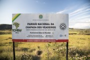 Sign board - Maytrea Garden - Chapada dos Veadeiros National Park - Alto Paraiso de Goias city - Goias state (GO) - Brazil