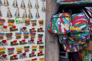 Bags and fridge magnets for sale in Pelourinho - Salvador city - Bahia state (BA) - Brazil