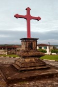 Cross in front of the Church and Convent of Santo Antonio  - Cairu city - Bahia state (BA) - Brazil