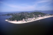 Aerial view of Paqueta Island - 80s - Rio de Janeiro city - Rio de Janeiro state (RJ) - Brazil