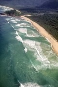 Aerial view of Praia de Sul e Leste beaches - APA dos Tamoios - Angra dos Reis city - Rio de Janeiro state (RJ) - Brazil