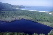 Aerial view of Praia de Leste Beach - APA dos Tamoios - Angra dos Reis city - Rio de Janeiro state (RJ) - Brazil