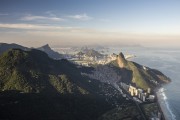 View of Sao Conrado and Two Brothers Mountain from Rock of Gavea - Rio de Janeiro city - Rio de Janeiro state (RJ) - Brazil