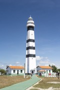 View of the Preguicas Lighthouse (1940) - also known as Mandacaru Lighthouse - Barreirinhas city - Maranhao state (MA) - Brazil