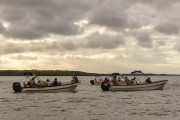 Tourists on a sightseeing tour in the Delta of Parnaiba - Araioses city - Maranhao state (MA) - Brazil