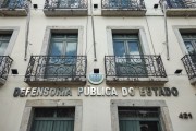 Facade of the State Public Defenders Office - Historic House - Sao Luis city - Maranhao state (MA) - Brazil