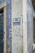 Plaque on historic house on Portugal Street - Historic Center of Sao Luis - Sao Luis city - Maranhao state (MA) - Brazil