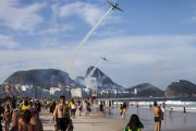 Presentation of the Smoke Squadron during an act pro President Bolsonaro in the celebrations of the 200th anniversary of the Independence of Brazil - Rio de Janeiro city - Rio de Janeiro state (RJ) - Brazil